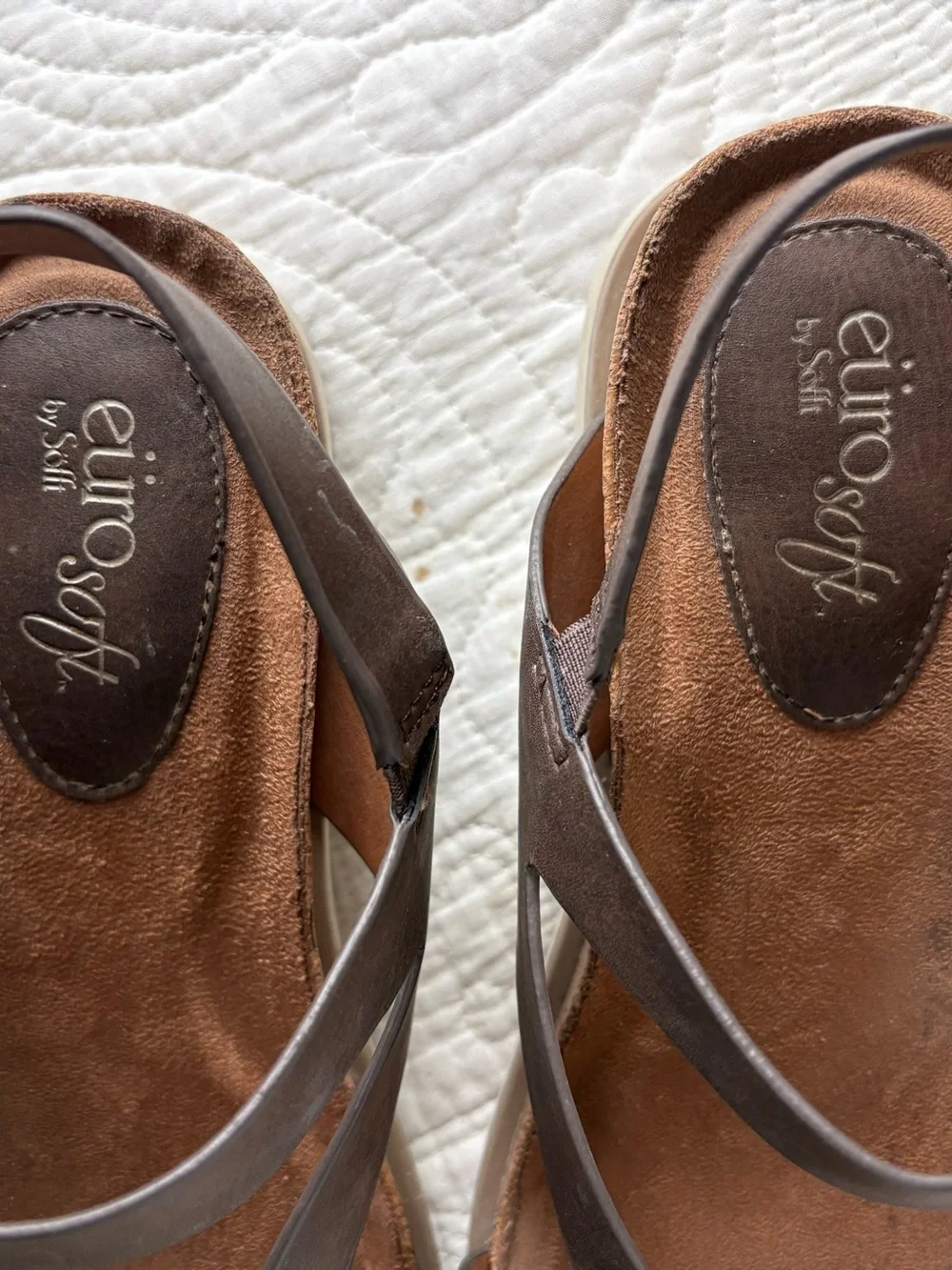Women's Brown Strappy Comfort Sandals